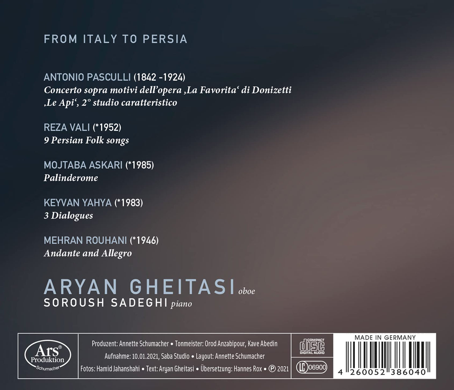 Aryan Gheitasi & Soroush Sadeghi: From Italy To Persia