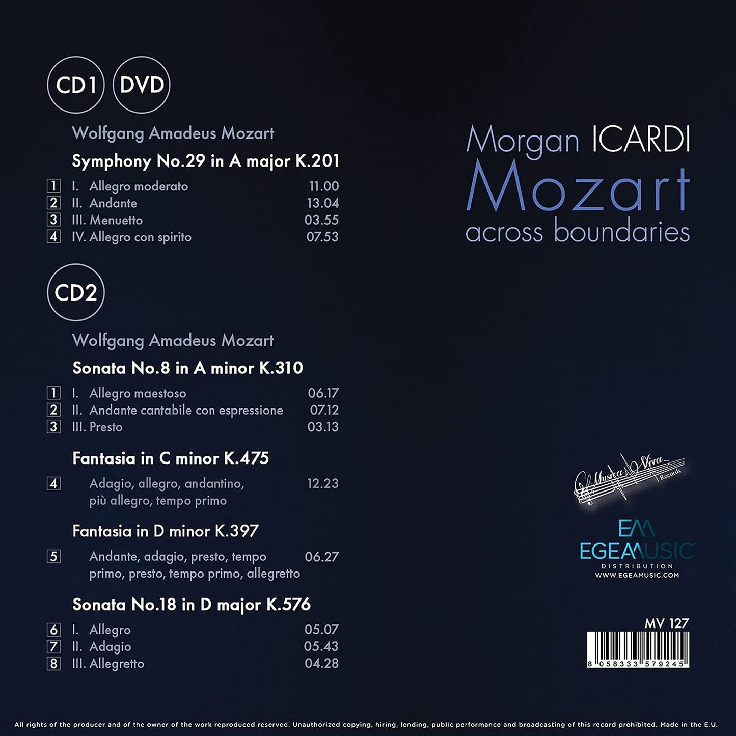 MOZART ACROSS BOUNDARIES