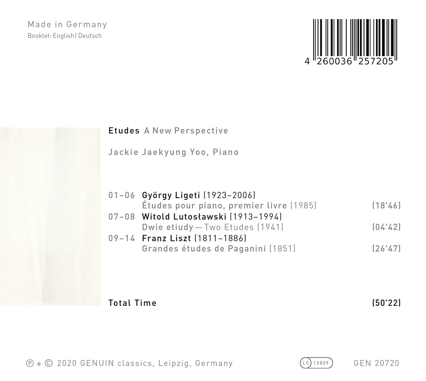 Etudes: A New Perspective - Works by György Ligeti, Witold L