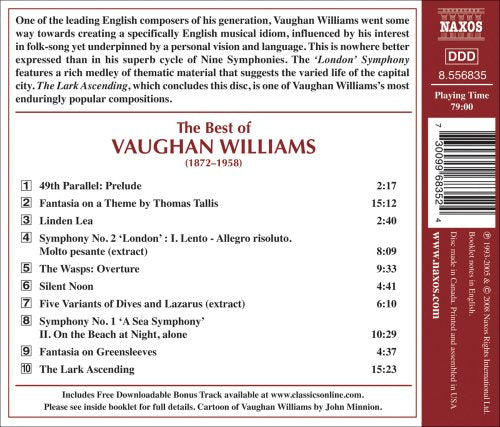 VAUGHAN WILLIAMS (THE BEST OF)