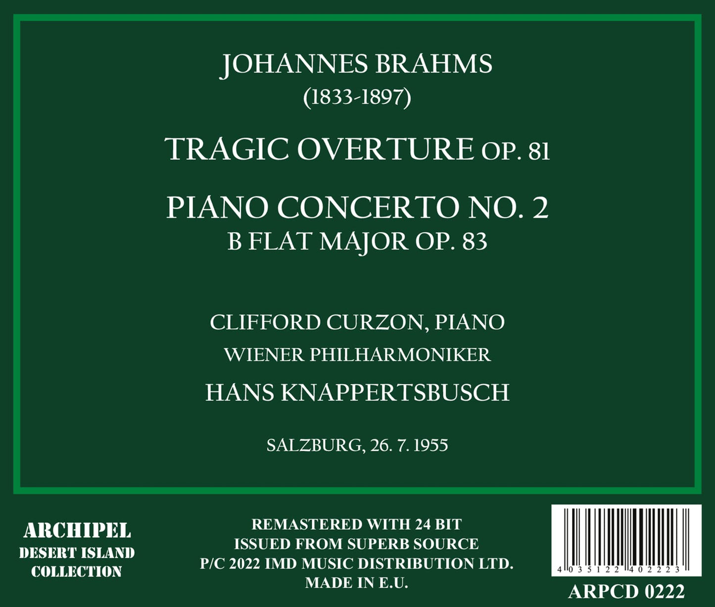 KLAVIERKONZERT NO. 2, TRAGISCH