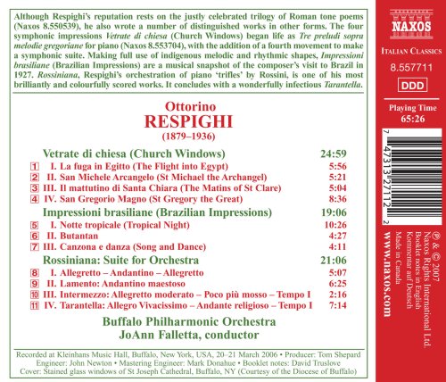 Respighi: Vetrate Di Chiesa - Impressioni Brasiliane - Rossi