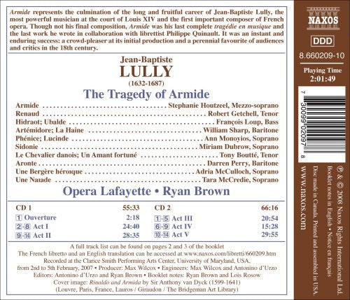 Lully: Armide (Opera Lafayette, 2007)