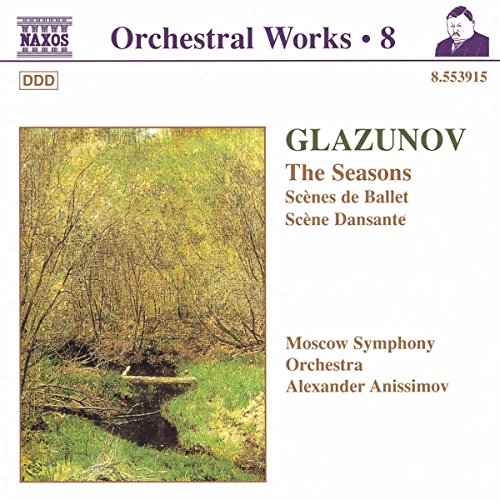 Glazunov, A.K.: Orchestral Works, Vol.  8 - The Seasons / Sc
