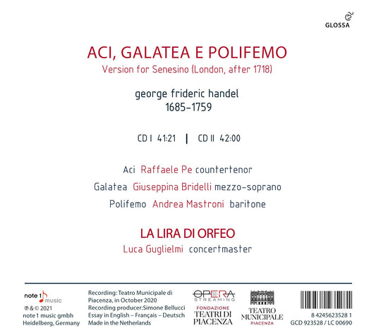 Aci, Galatea E Polifemo