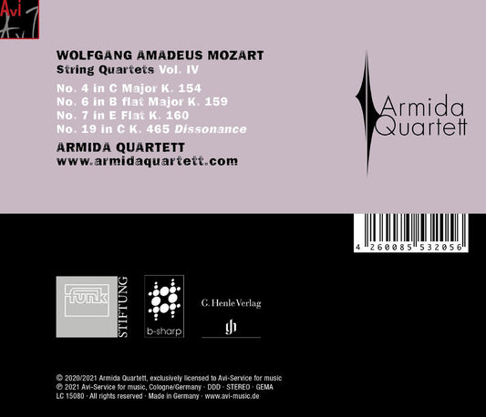 Mozart: String Quartets, Vol. 4