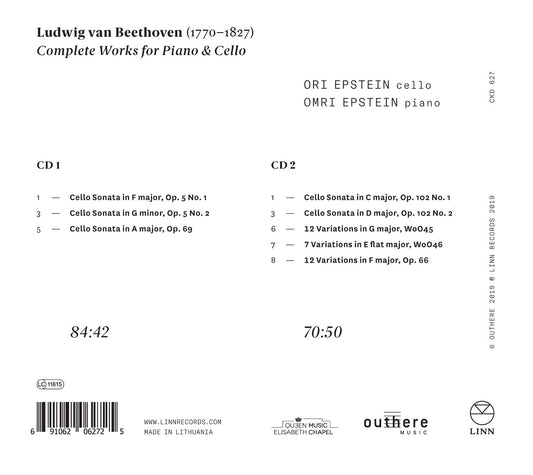 COMPLETE WORKS PIANO & CELLO