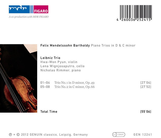 Mendelssohn: Piano Trios Nos. 1 & 2