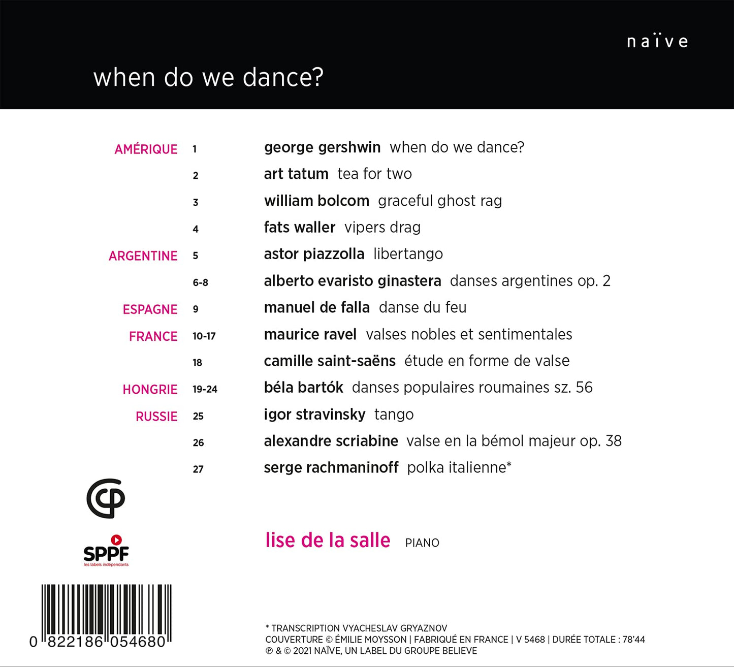 WHEN DO WE DANCE?