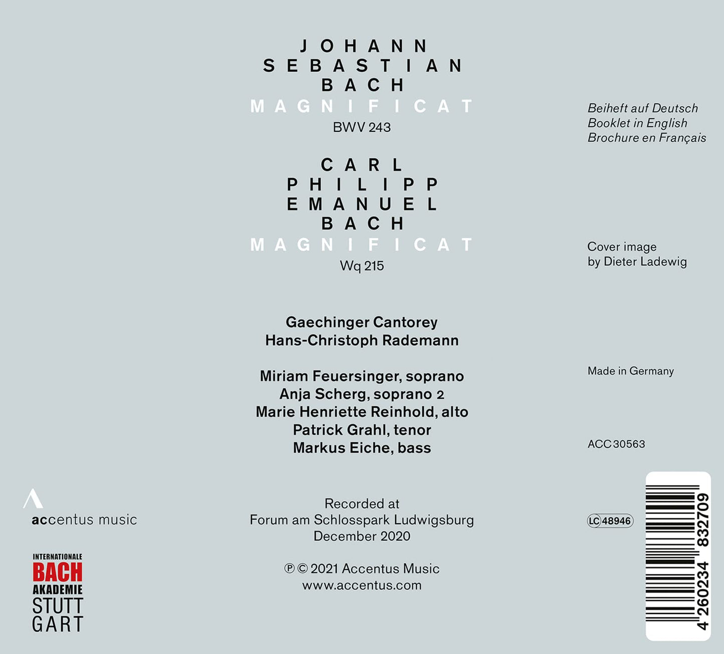 J. S. Bach & C. P. E. Bach: Magnificat