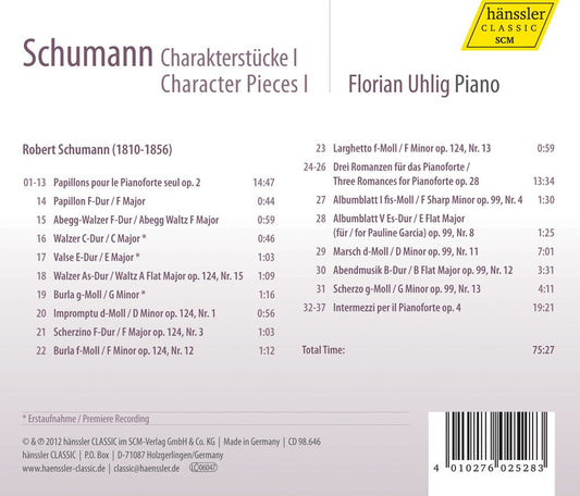 Schumann: Complete Piano Works, Vol. 3 - Character Pieces, V