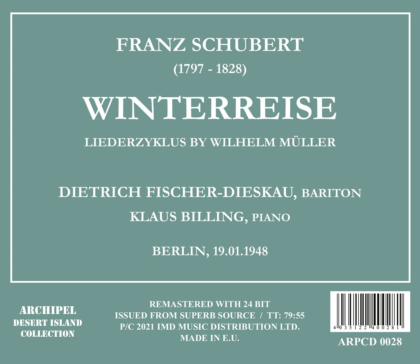 Schubert: Winterreise, D911