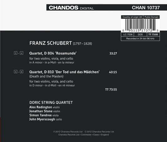 Schubert: String Quartet in A minor, 'Rosamunde' - String Qu
