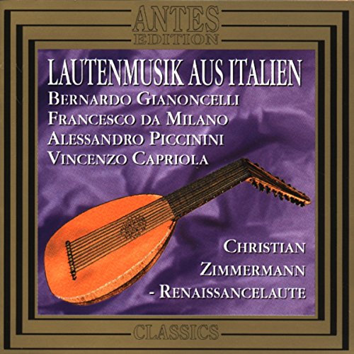 Archlute Recital: Zimmerman, Christian - PICCININI, A. / GAL