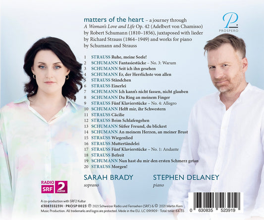 Schumann & Strauss: Matters Of The Heart - A Journey Through