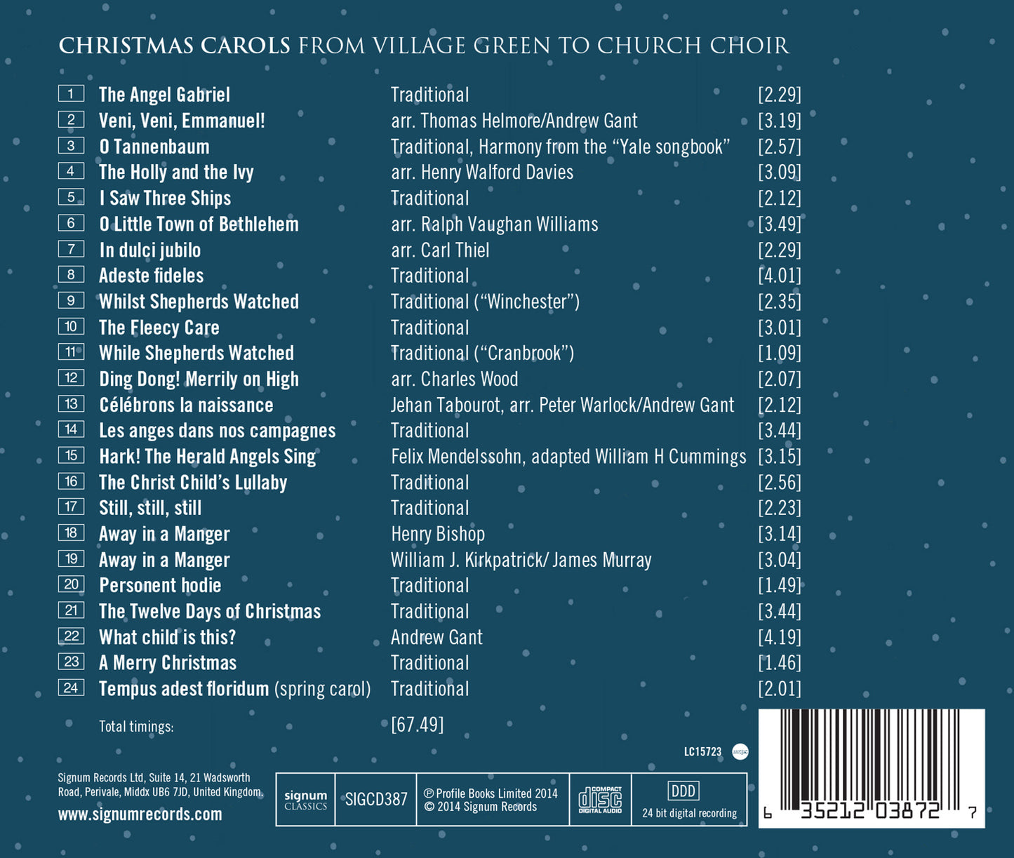 Christmas Carols: From Village Green to Church Choir