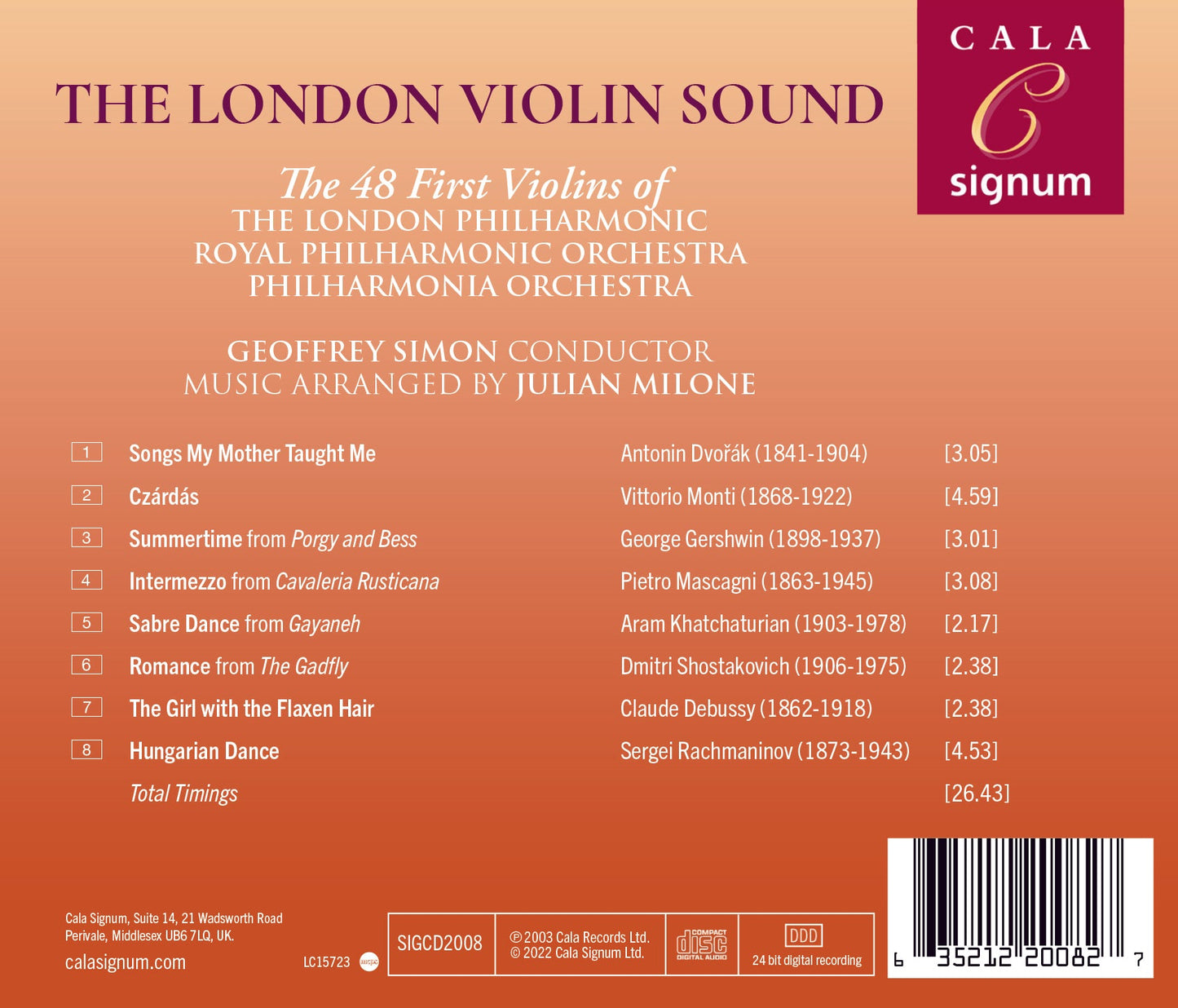 The London Violin Sound  The London Violin Sound