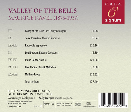 Ravel: Valley Of The Bells; Jeux D'Eau; Rapsodie Espagnole