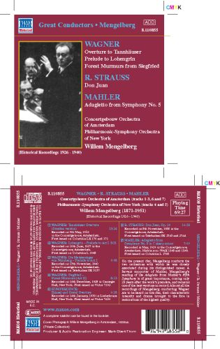 Wagner, R.: Overtures / Strauss, R.: Don Juan (Mengelberg) (