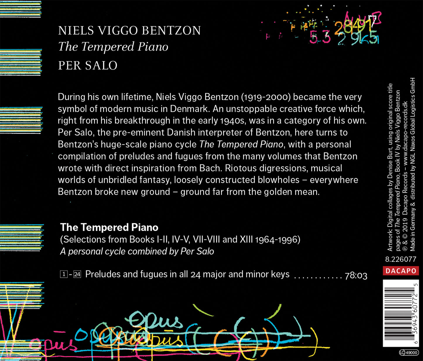 The Tempered Piano / Niels Viggo Bentzon