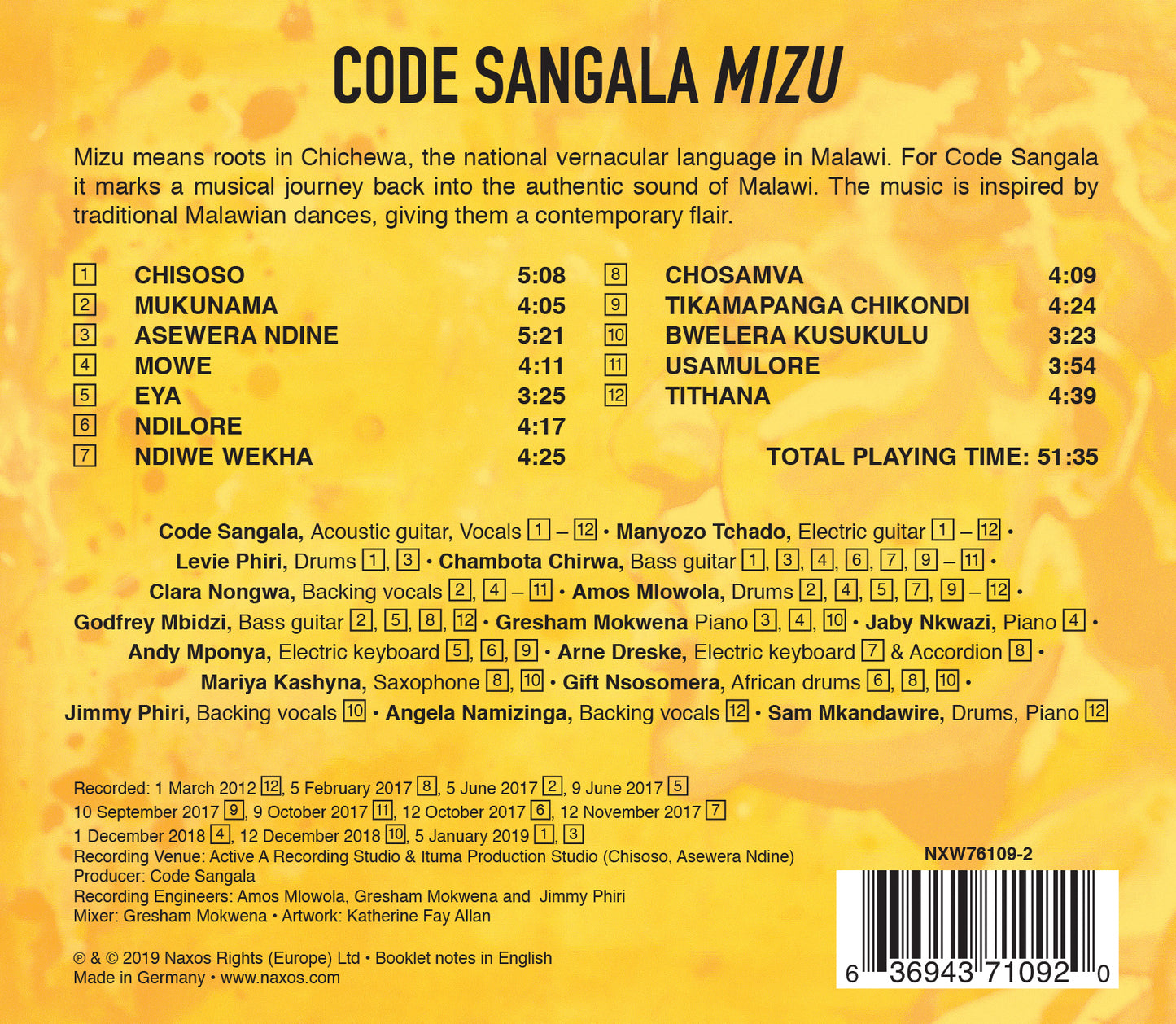 Code Sangala: Mizu