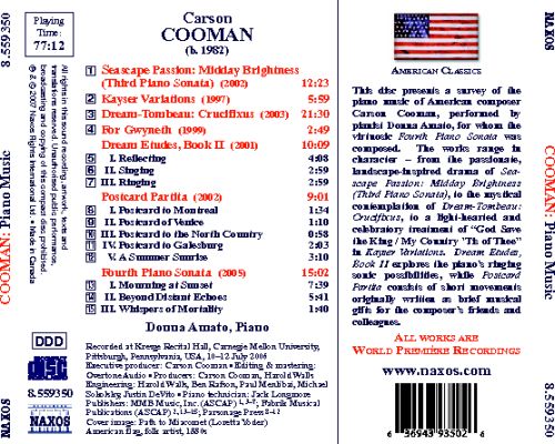 COOMAN: Piano Music