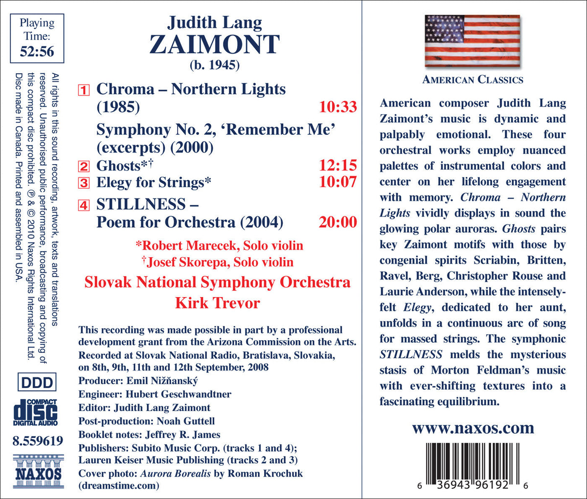 Zaimont: Chroma - Northern Lights
