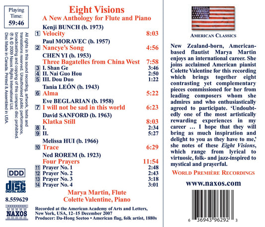 Eight Visions - A New Anthology for Flute and Piano