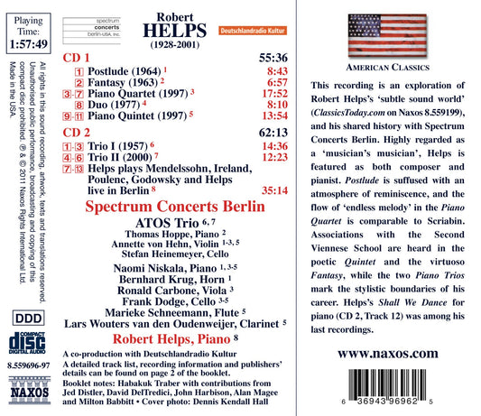 Robert Helps in Berlin - Chamber Music with Piano