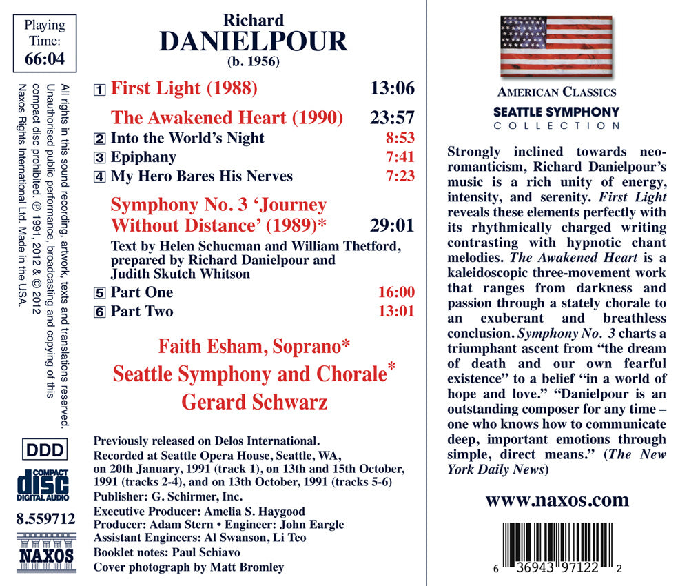 Danielpour: First Light - The Awakened Heart - Symphony No.