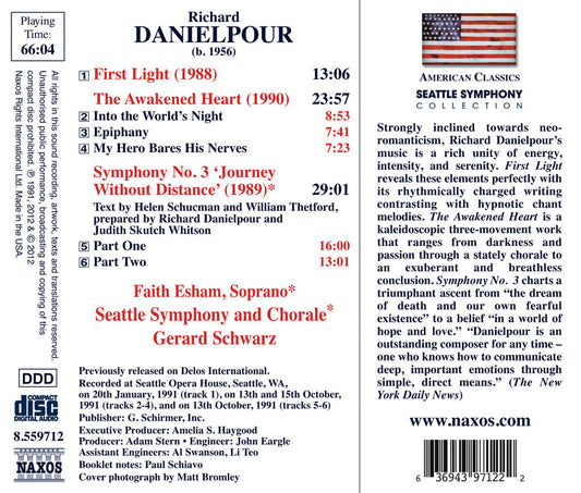 Danielpour: First Light - The Awakened Heart - Symphony No.
