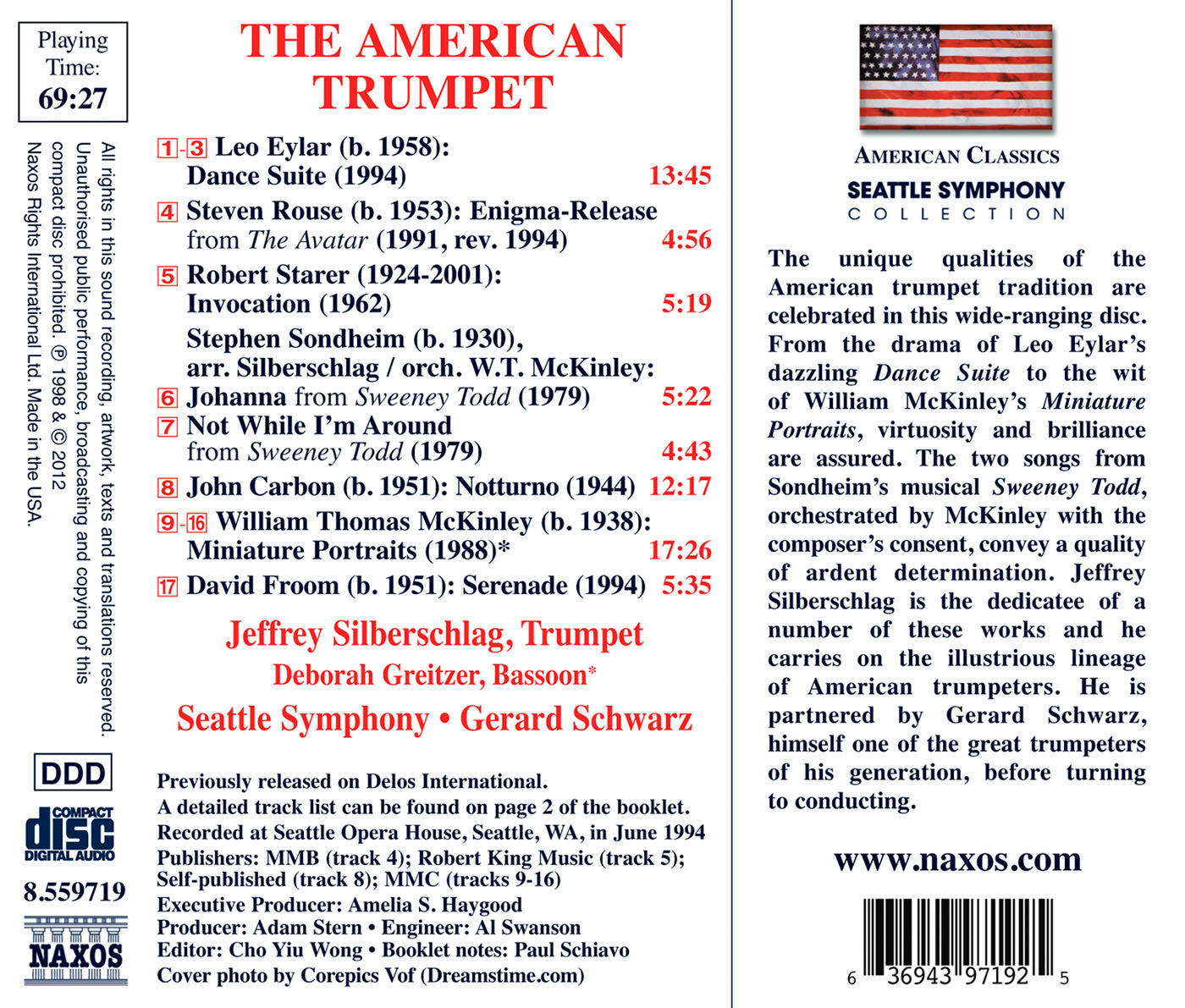 Eylar: Dance Suite - Carbon: Notturno - Mckinley: Miniature