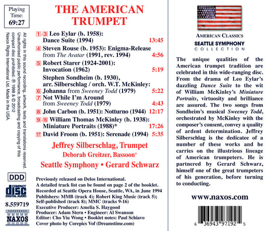 Eylar: Dance Suite - Carbon: Notturno - Mckinley: Miniature