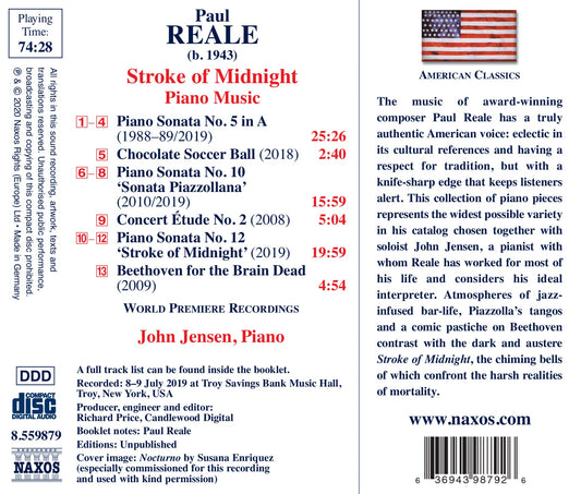 Reale: Stroke of Midnight - Piano Music
