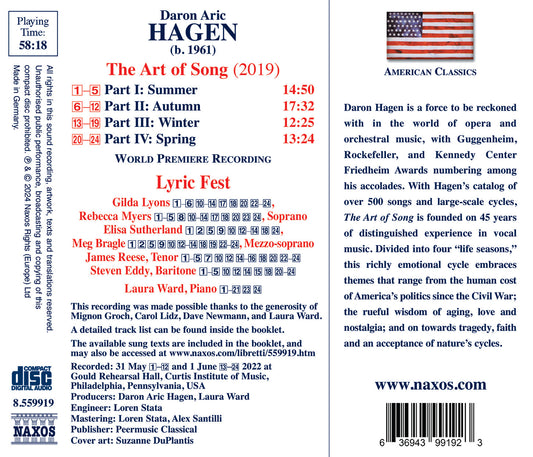 Hagen: The Art Of Song