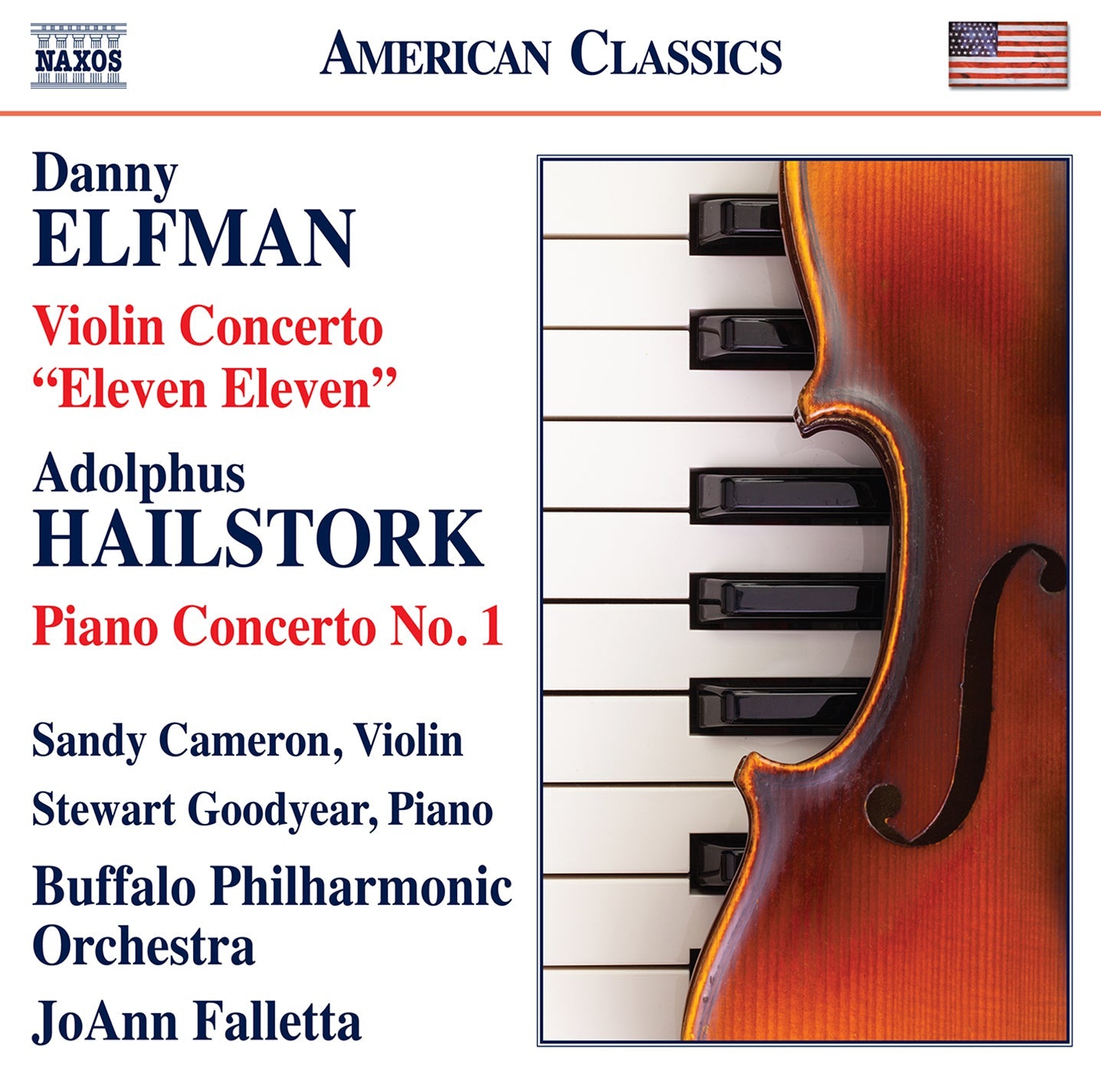 Elfman: Violin Concerto "Eleven Eleven"; Hailstork: Piano Co