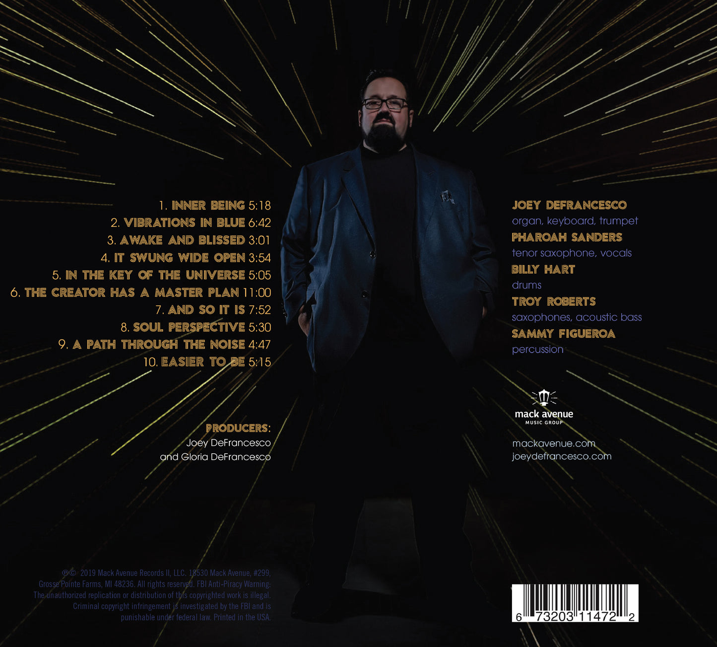 In The Key Of The Universe / Joey DeFrancesco