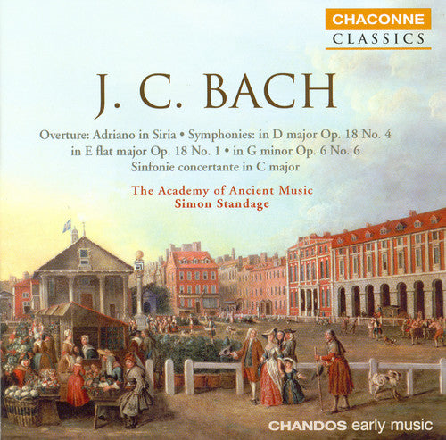 BACH, J.C.: Symphonies in D major  / E-Flat Major / G minor