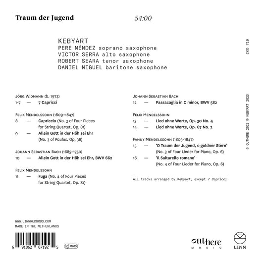 J.S. Bach, Mendelssohn, F. Mendelssohn & Widmann: Traum der