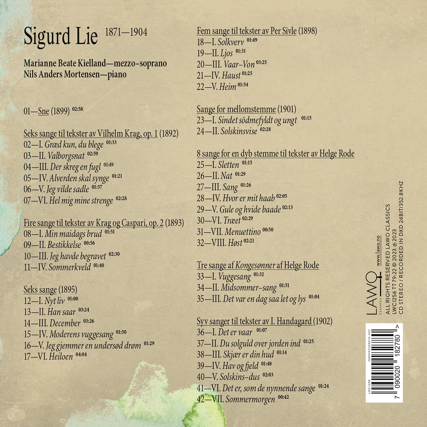 Lie: Songs, Vol. 1