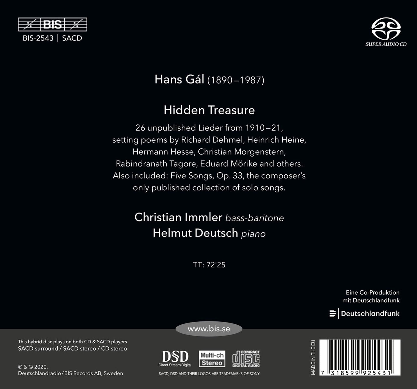 Hidden Treasure: Hans Gál's unpublished Lieder
