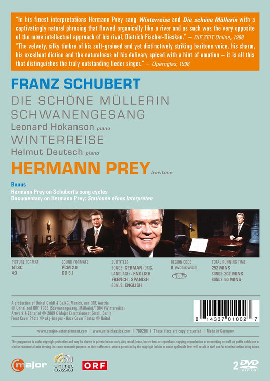 Prey, Hermann: The Schubert Song Cycles