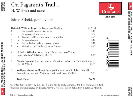 On Paganini's Trail …
