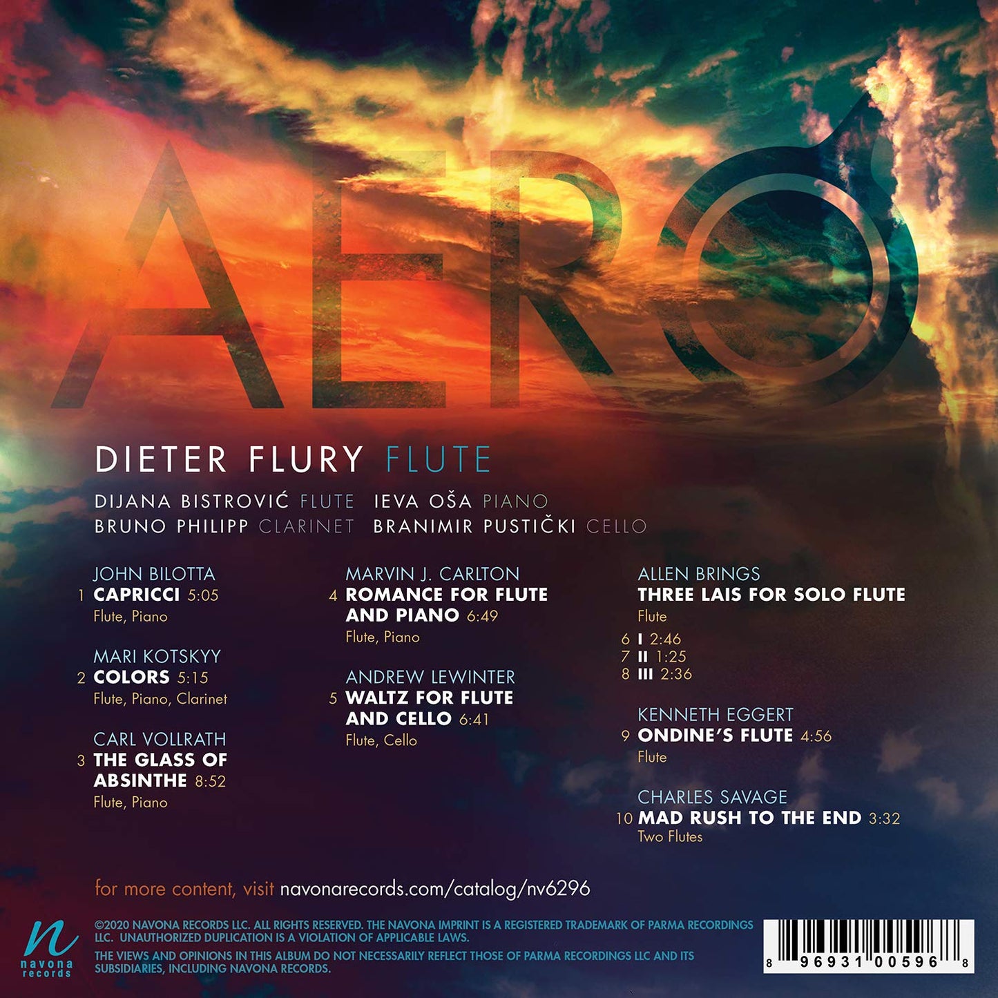 Aero: Contemporary Works for Flute