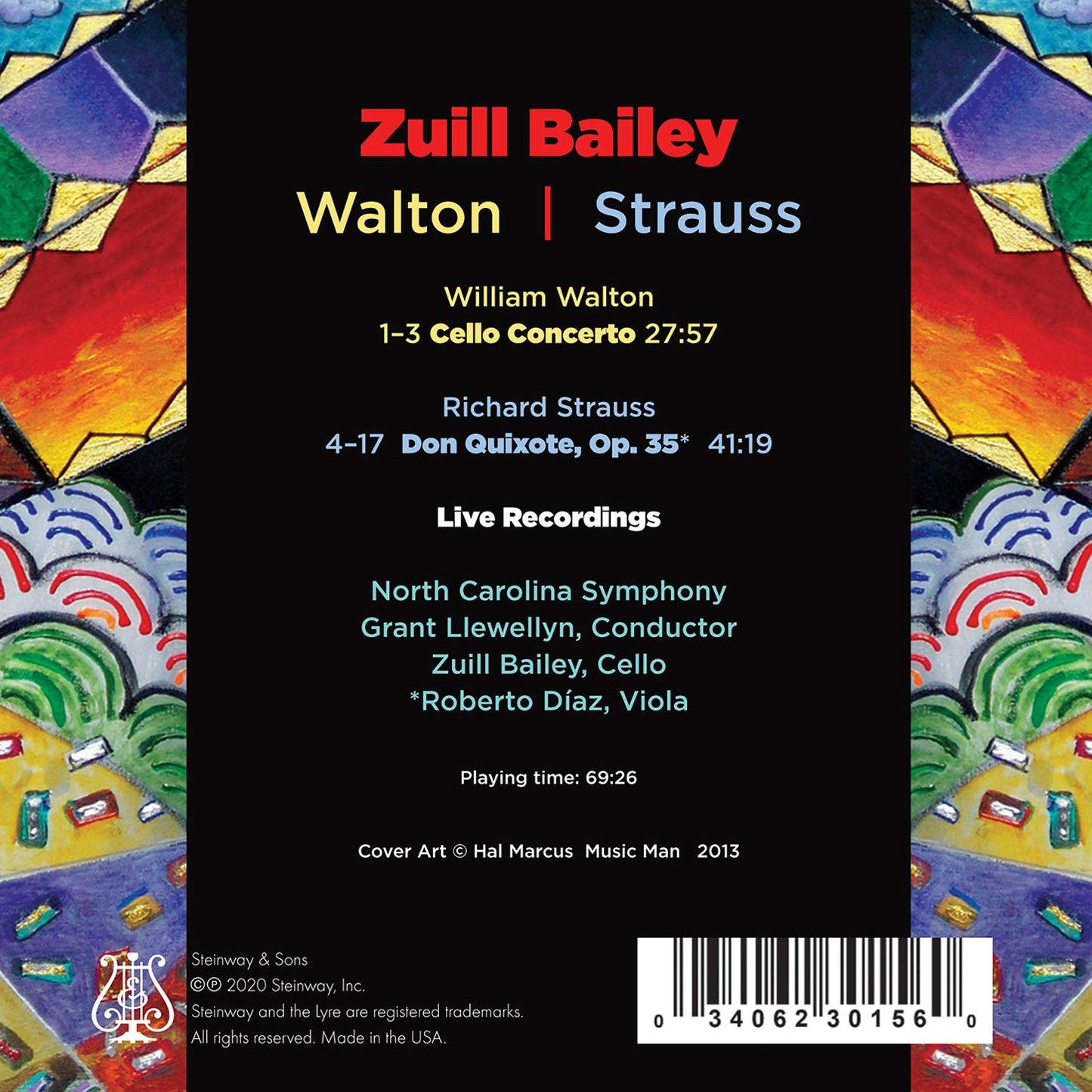 William Walton: Cello Concerto - Richard Strauss: Don Quixot