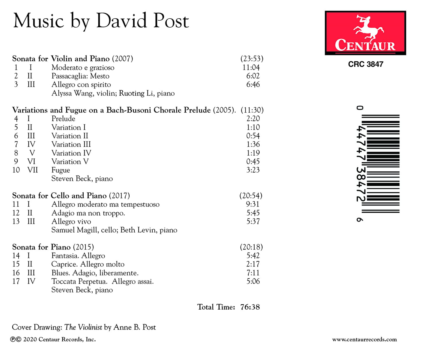 Music by David Post