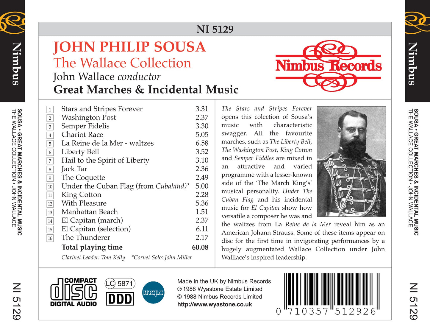 Wallace Collection: Great Marches And Incidental Music By Jo  Wallace Collection, Wallace