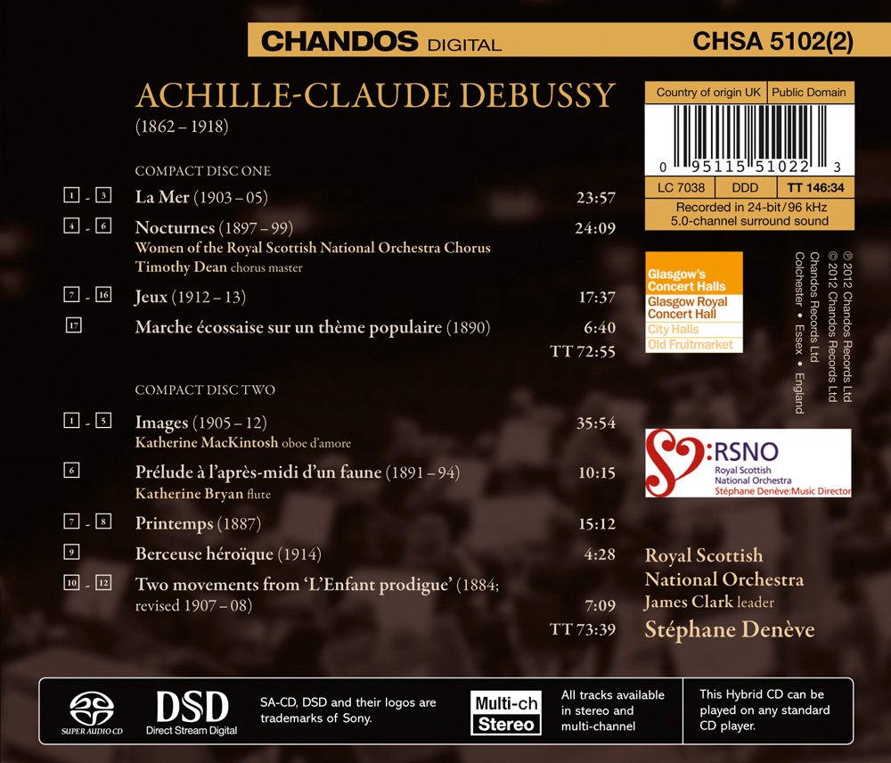 Stephane Deneve conducts Debussy