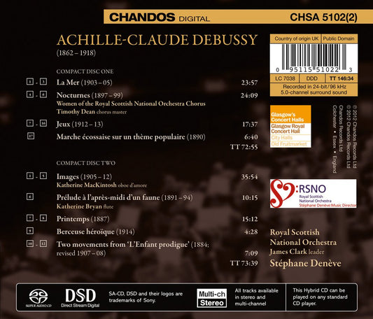 Stephane Deneve conducts Debussy