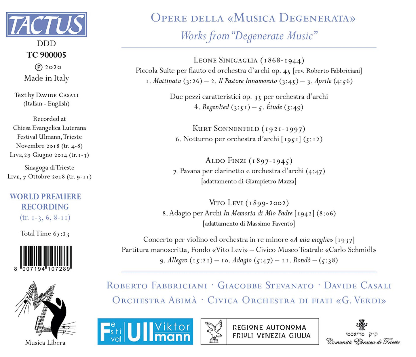 Opere della Musica Degenerata